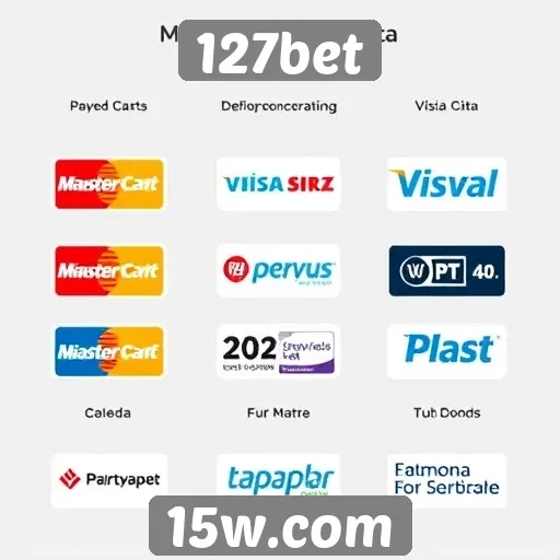 Métodos de pagamento aceitos no 127bet